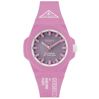 GUESS Eco Pink Outspoken Solar Women's Watch GW0587L3