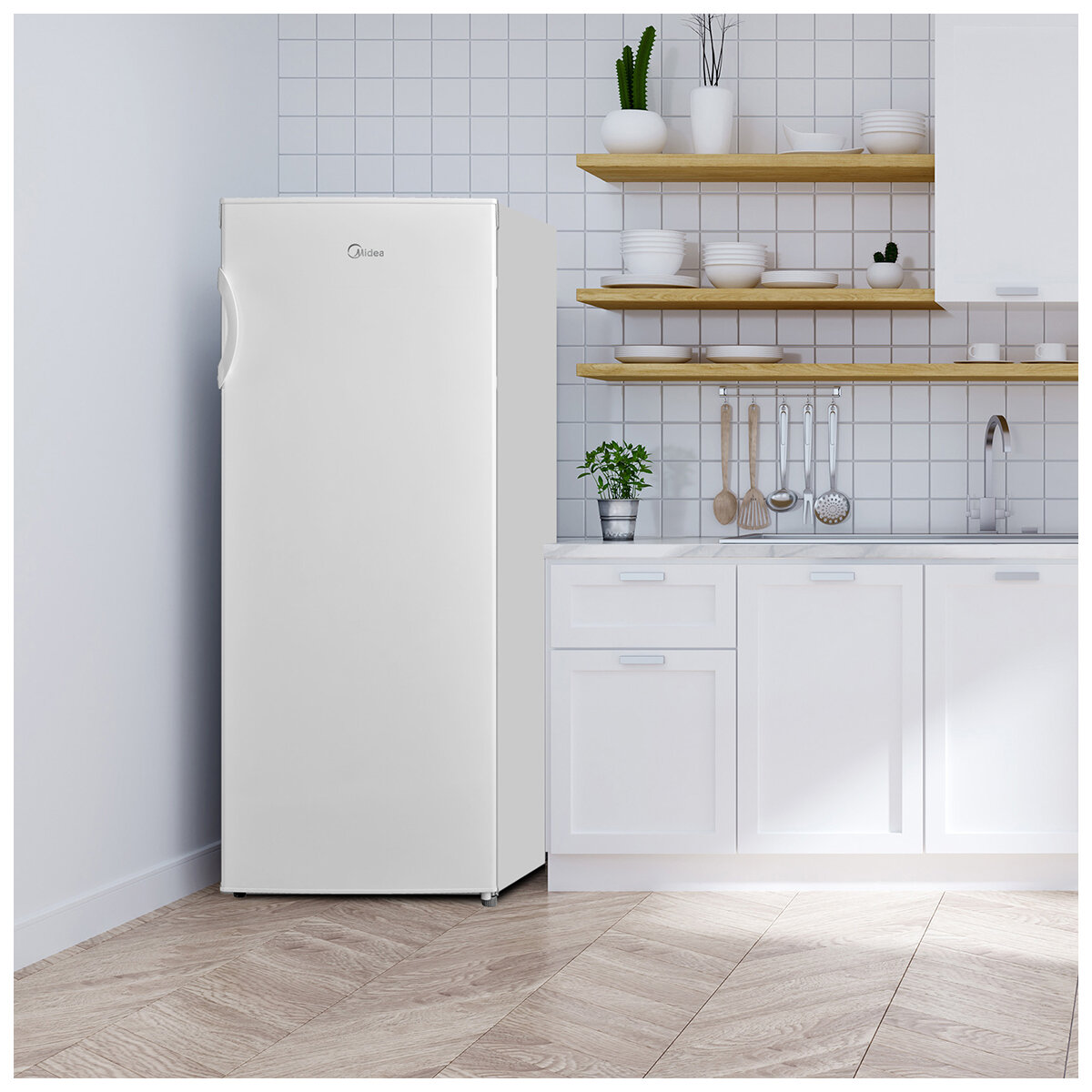 Midea 162L Vertical Freezer White MDRU229FGF01AP