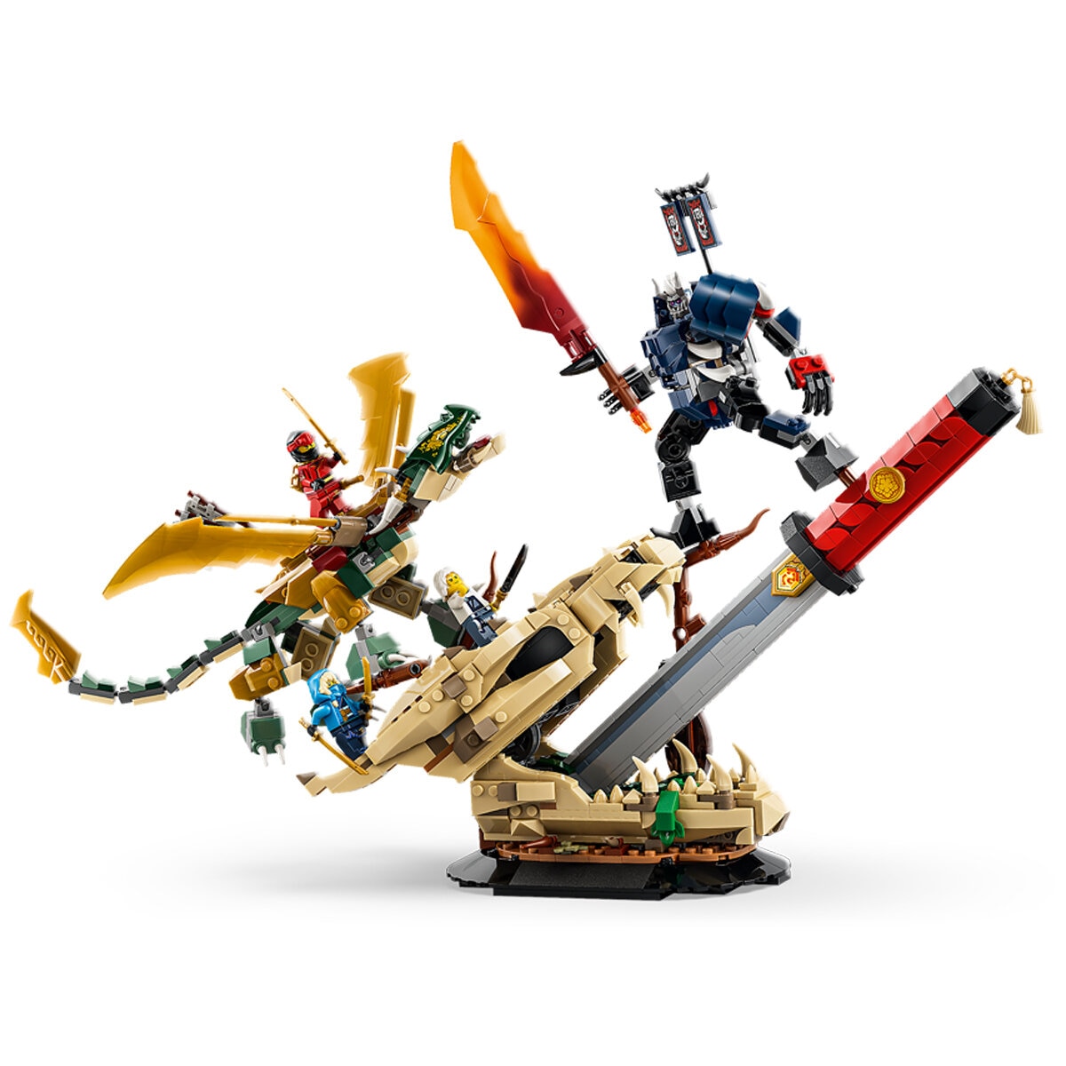LEGO NINJAGO Battle at the Dragon’s Blade Display 71871 LEGO NINJAGO Battle at the Dragon’s Blade Display 71871