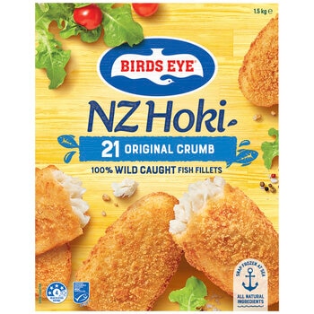 Birds Eye NZ Hoki Original Crumb 1.5kg