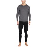 32 Degrees Men's Heat Tees  2 Pack - White/Charcoal