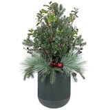 Pre-Lit Holiday Topiary 99cm Grey Pre-Lit Holiday Topiary 99cm Grey
