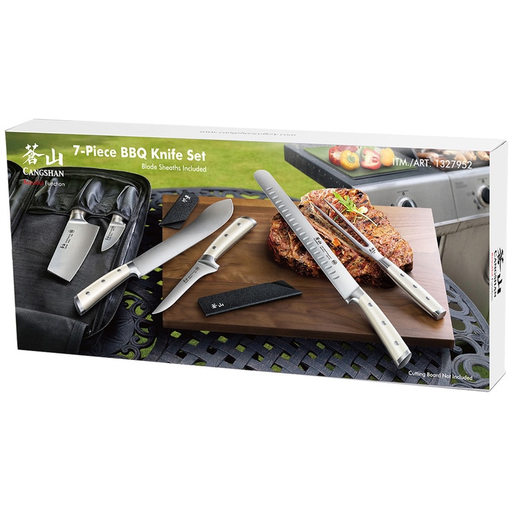 Cangshan S1 Series, 7 Pieces BBQ Knife Set Costco Australia