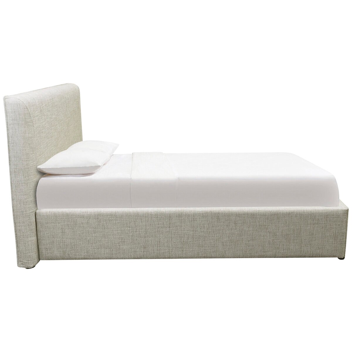 Moran Ora King Bedhead with Encasement and Slats Natural