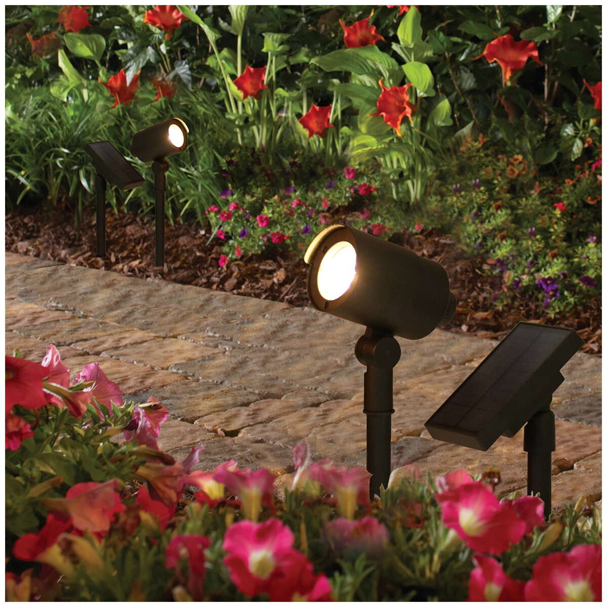 Tommy Bahama Solar LED Spot Lights 2 Pack