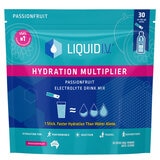 Liquid I.V. Hydration Multiplier Electrolyte Drink Mix Passionfruit 30 Sachets