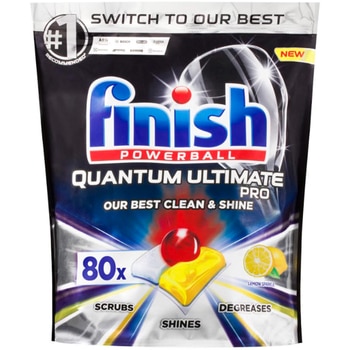Finish Powerball Quantum Ultimate Pro Dishwashing Tablet 2 x 80 Pack