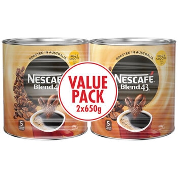 Nescafé Blend 43 Coffee 2 x 650g