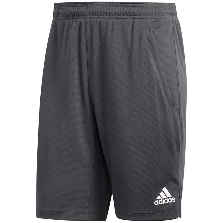 Climacool 3 Stripe Knit Short Grey Logo 