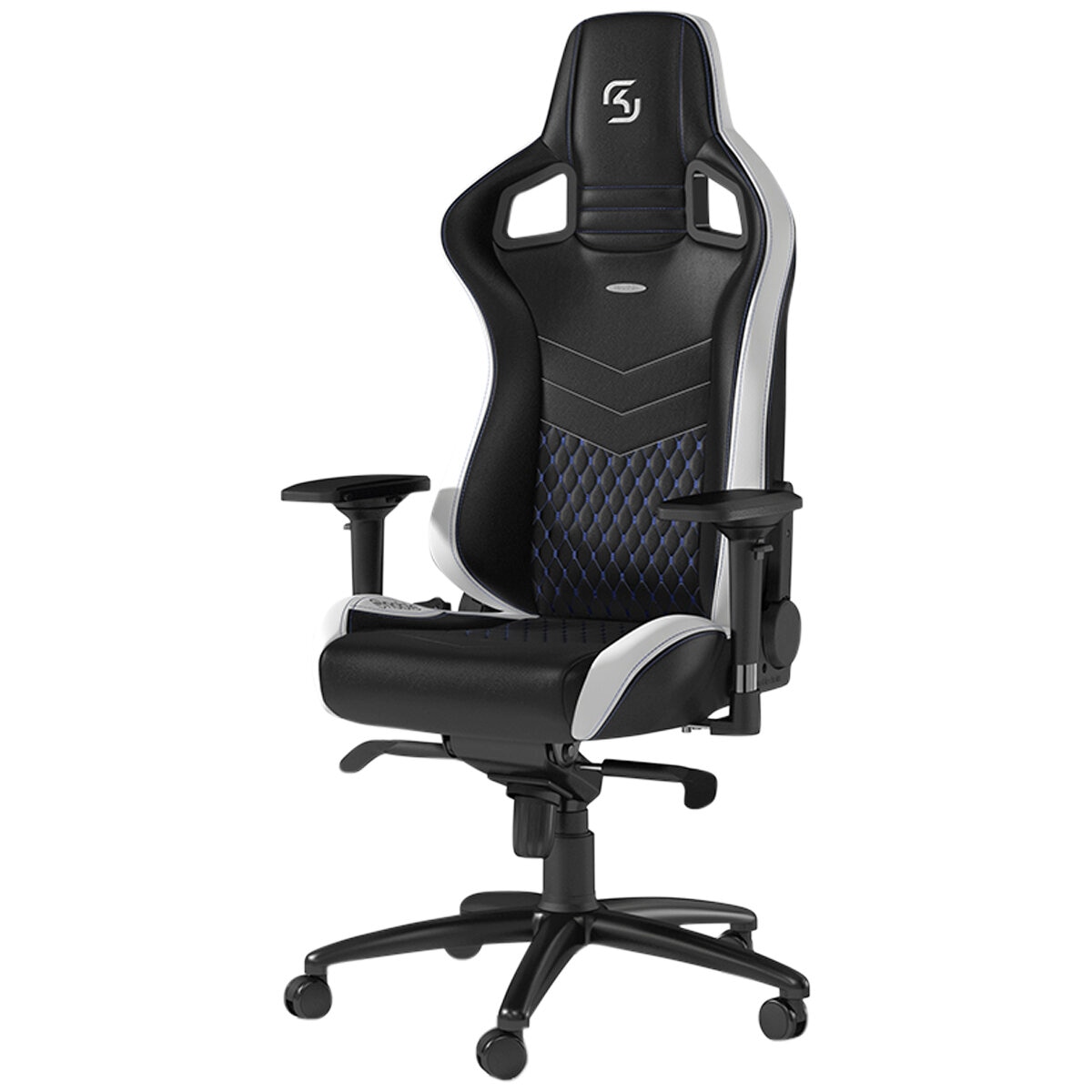 NobleChairs Epic Series SK Gaming Chair Black Blue White