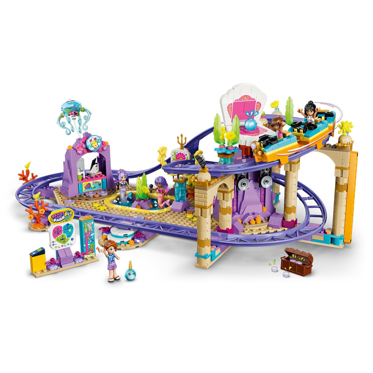 LEGO Friends Mermaid Roller Coaster Ride Building Set 42703