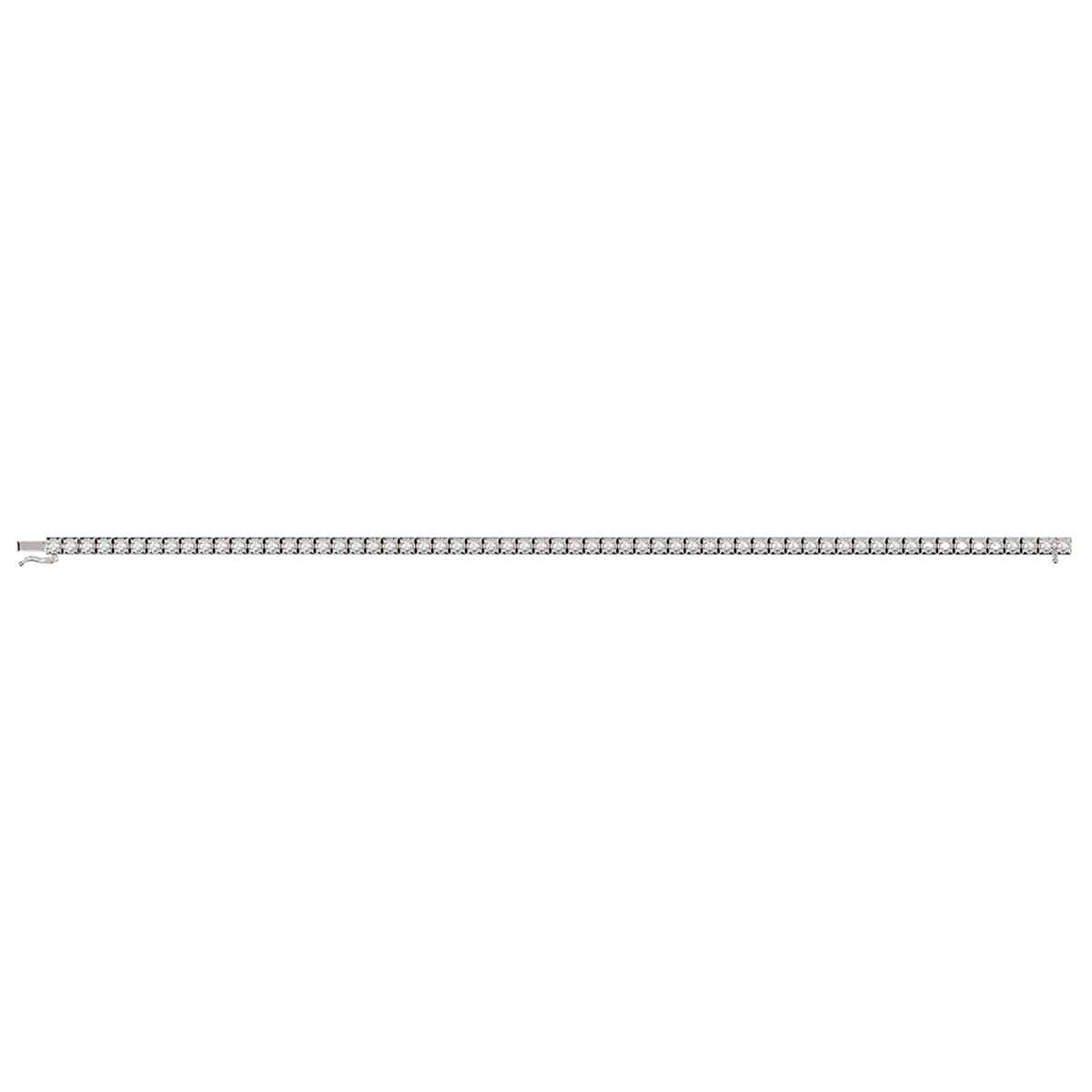 18KT White Gold 1.92ctw Round Brilliant Cut Diamond Bracelet