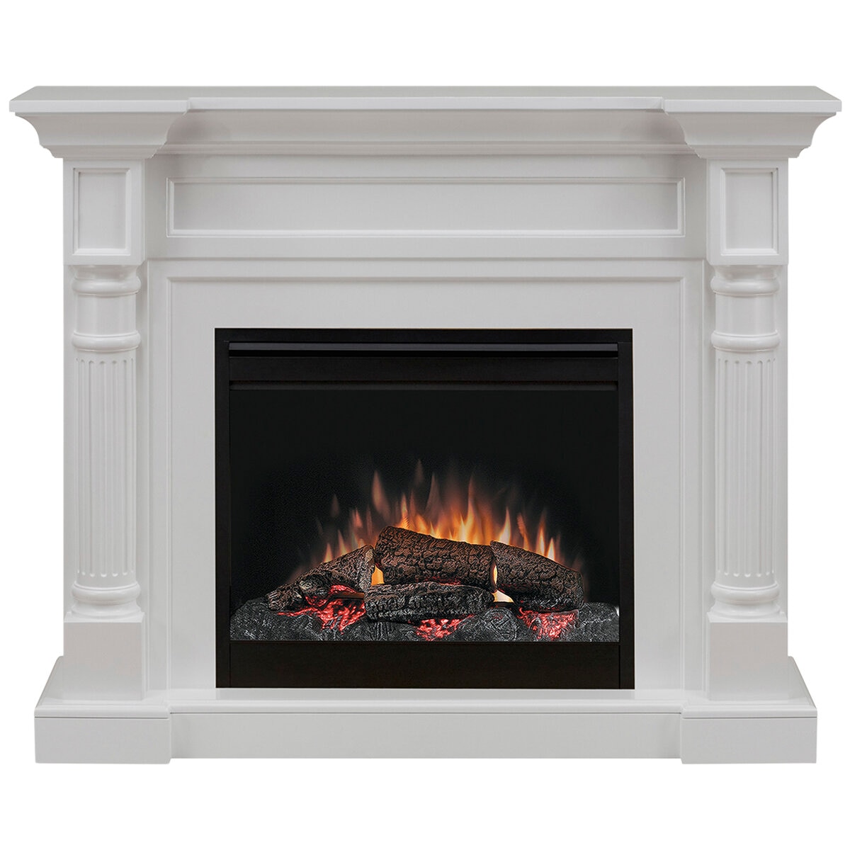 Dimplex Winston Fireplace Mantel and Air Circulator Bundle