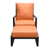 Moran Ohio Accent Chair, Capital Turmeric Leather