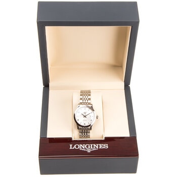 Longines Record Automatic Sunray Silver Women's Watch L23214766