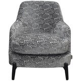 Moran Atelier Fabric Chair Plaza Pewter