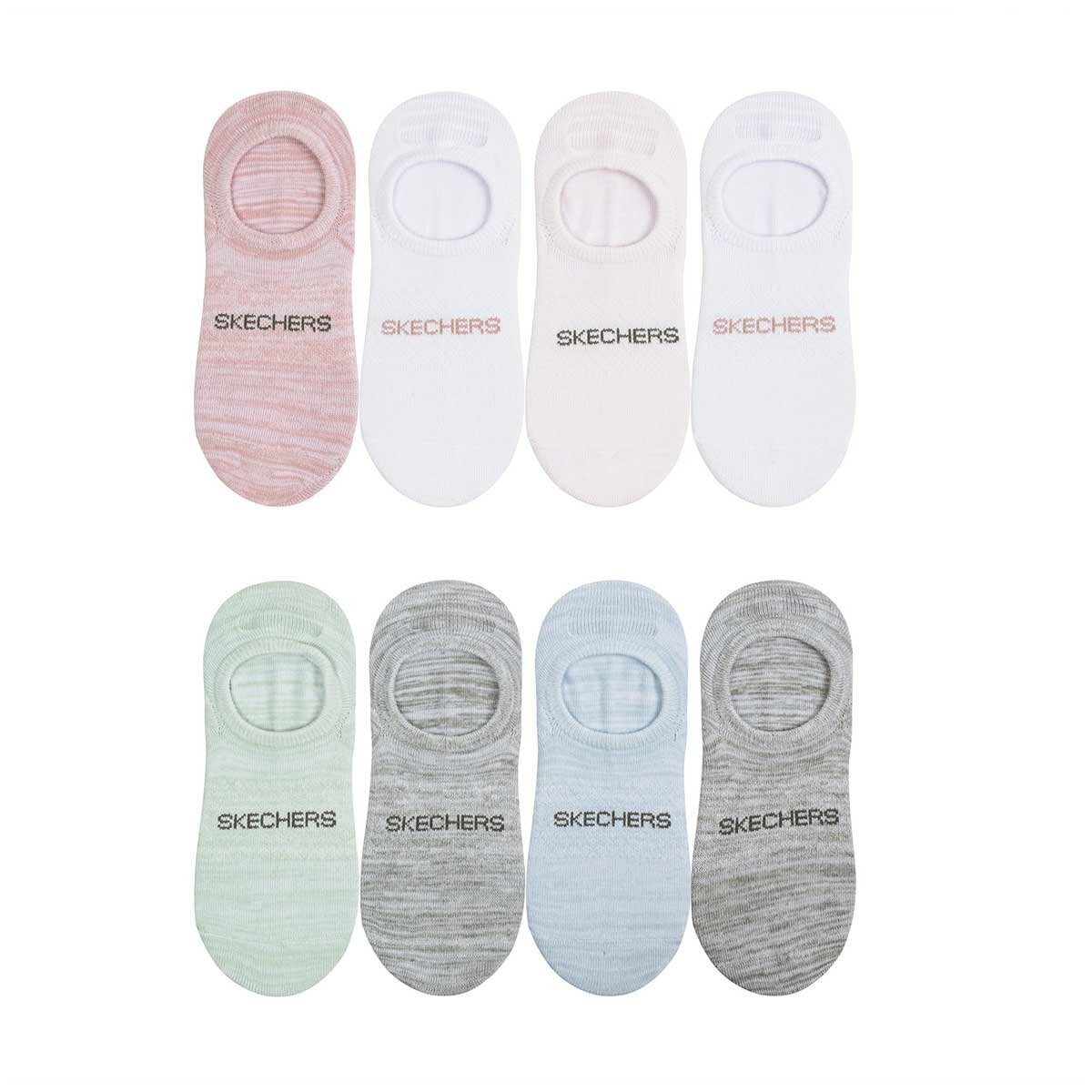 Skechers Women's No Show Sock 8 Pack