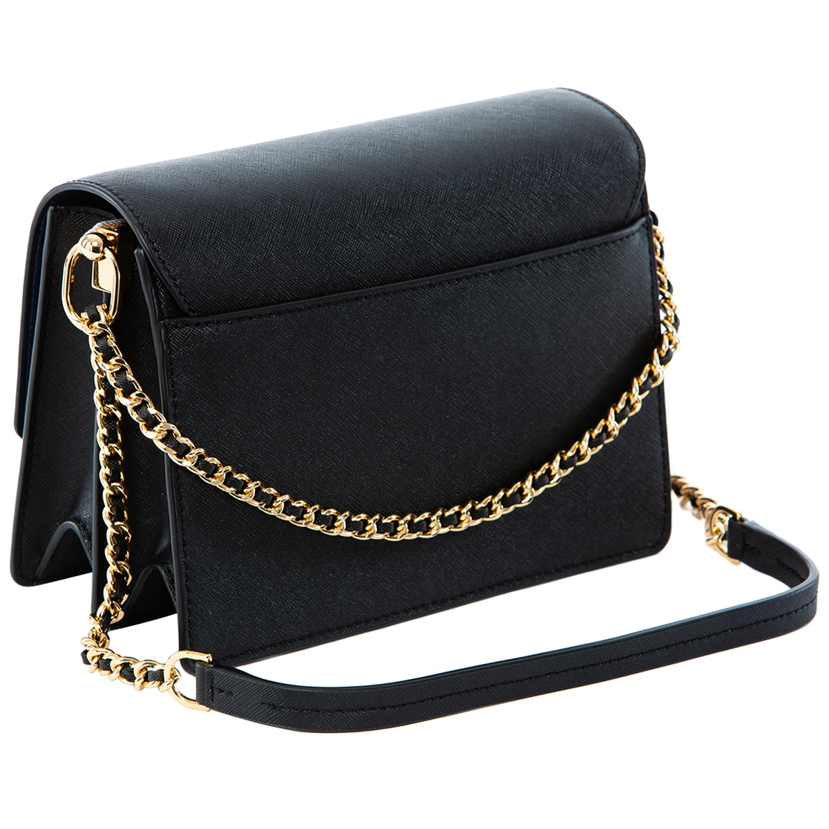 Tory Burch Robinson Convertable Shoulder Bag - Blk/RoyNvy