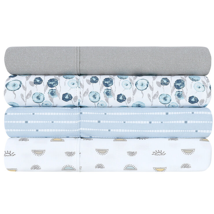 South Point Home Fashions Poly Flannel Sheet Set 6 Piece Queen