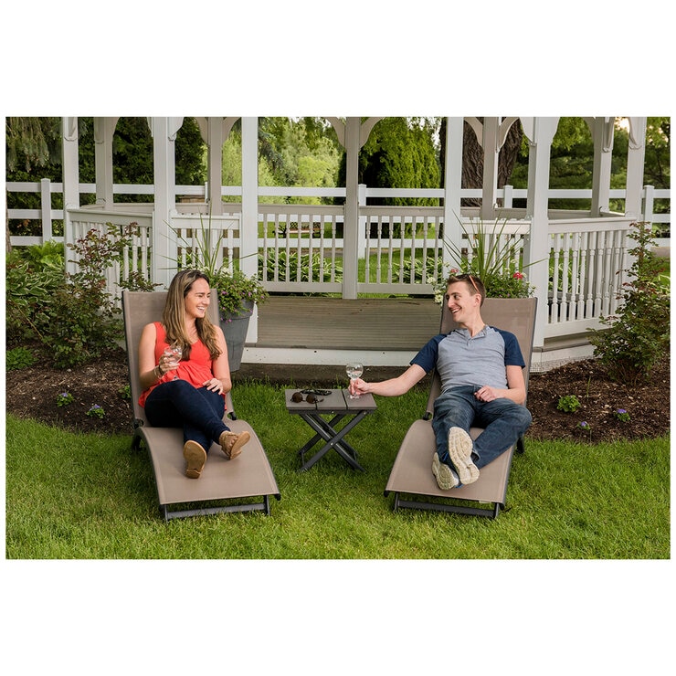 Vivere Chaise Lounges & Table Macciato