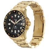 Fossil Blue GMT Gold-Tone Stainless Steel Men's Watch FS5900