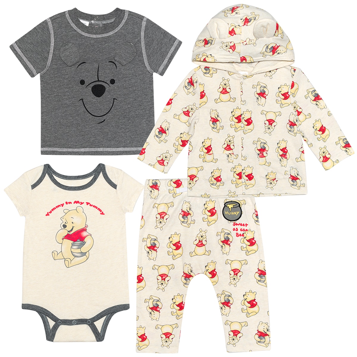 Characters Infant 4 piece Set - Winni the Pooh