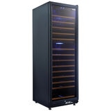 Husky Vino Pro 440L Dual Zone Freestanding Wine Fridge Black