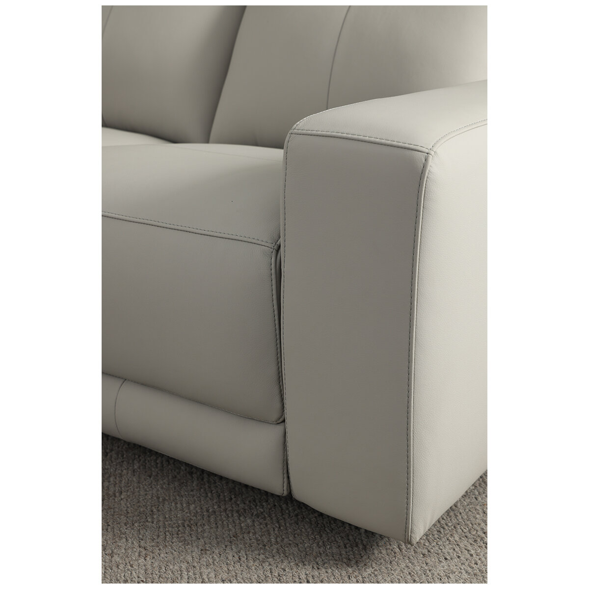 Simon Li Furniture Leather Power Reclining Sofa