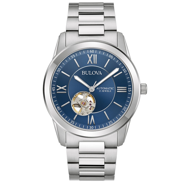 Bulova Men's Sutton Automatic Stainless Steel Watch 96A281 Bulova Men's Sutton Automatic Stainless Steel Watch 96A281