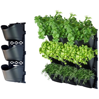 Maze TRI Large Vertical Garden With 3 Frames And 9 Pots