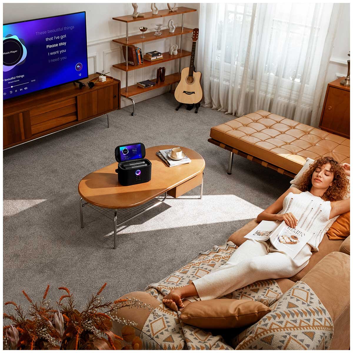 Ikarao Shell S2 Portable 140W Karaoke Speakers with 8 Inch TouchScreen Display IK-Shell-S2