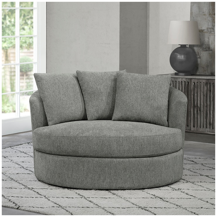 Thomasville Fabric Swivel Chair Grey Costco Australia