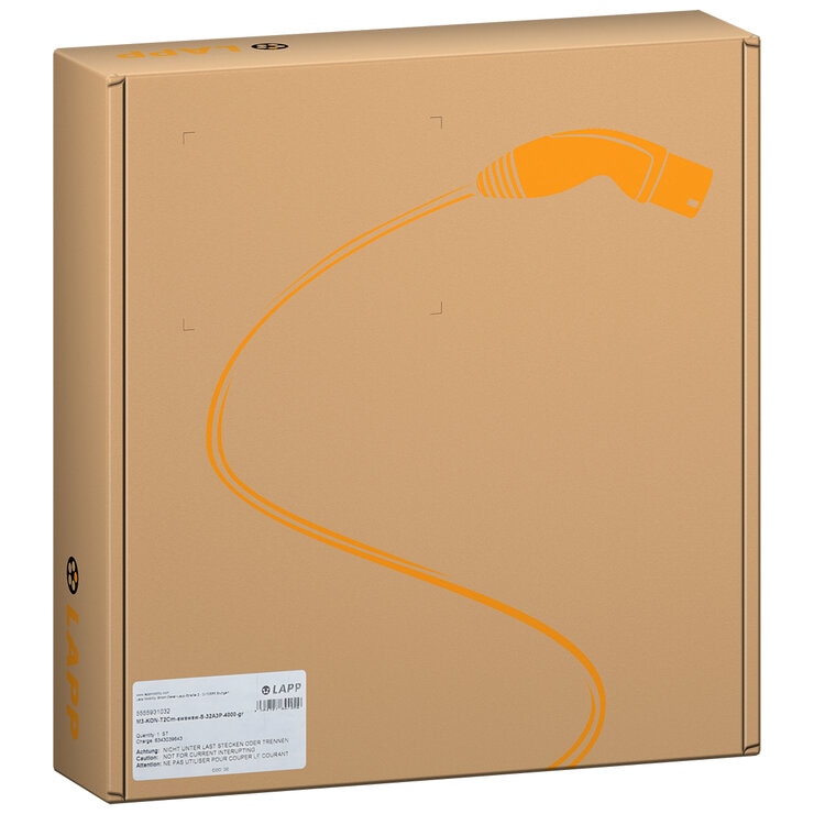 LAPP EV Helix Charge Cable Type 2 (11kW-3P-20A) 5M