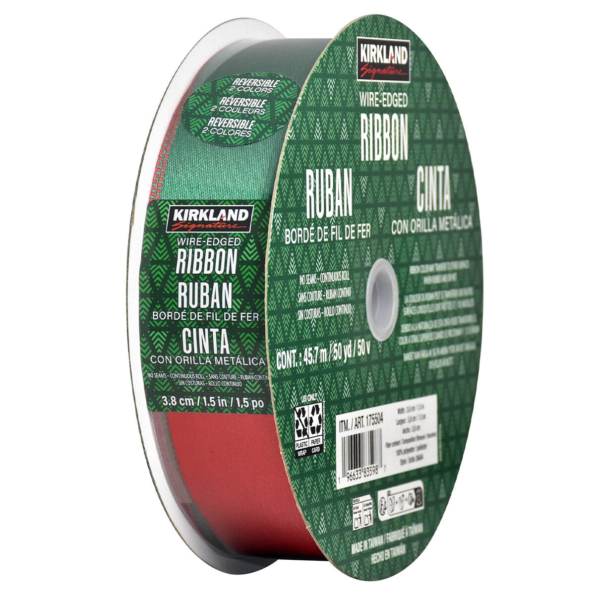 175504 Kirkland Signature Wire Edged Ribbon/