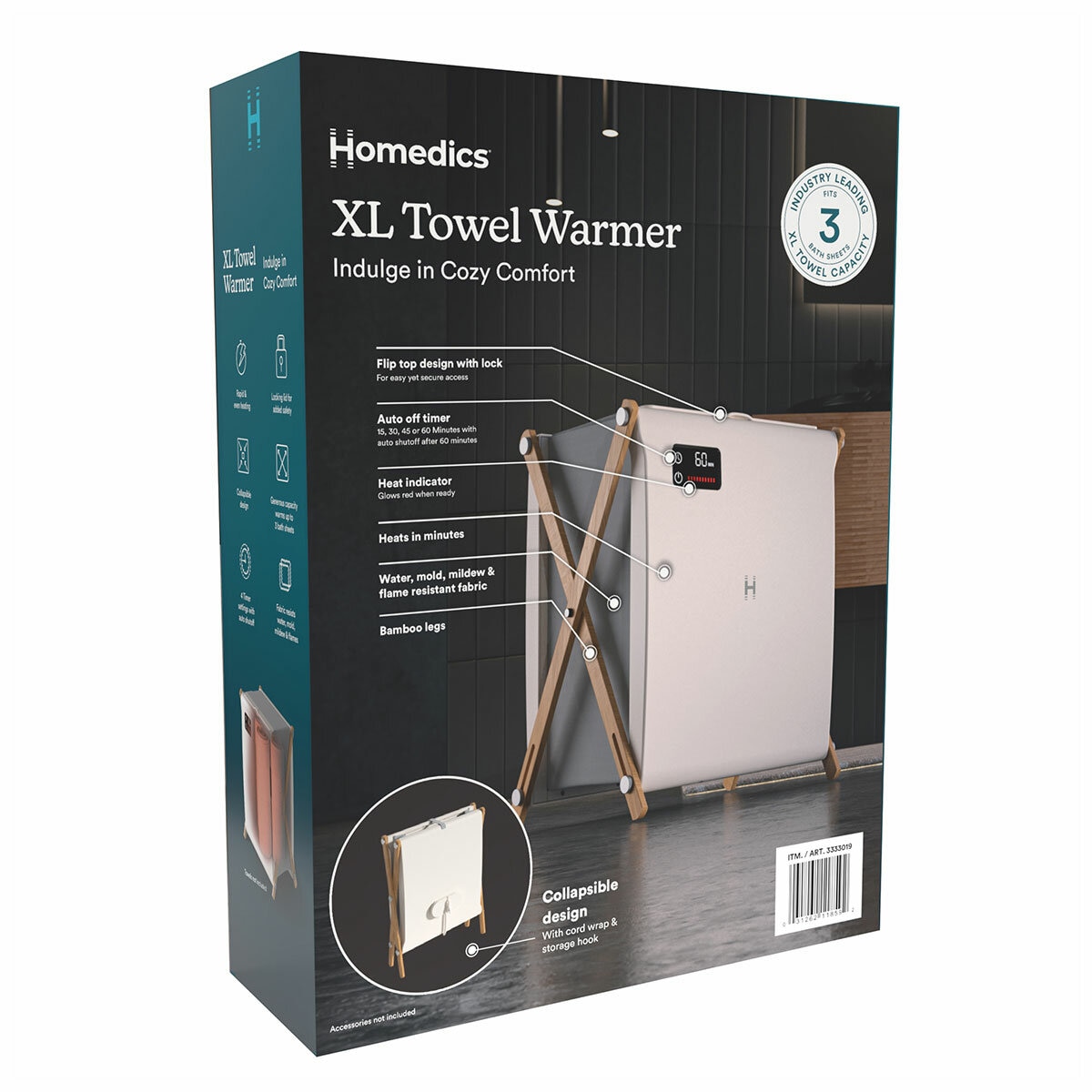 Homedics Towel Warmer TW150AU - 0104