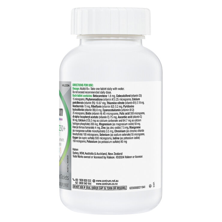 Centrum Advance 50+ 200 Tablets