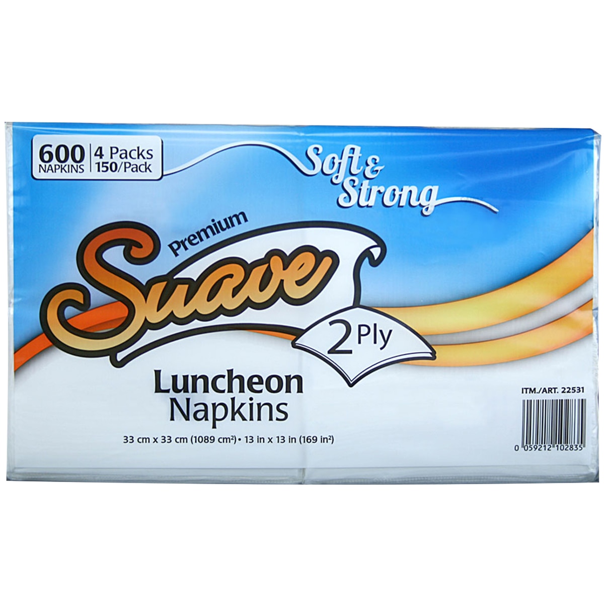 Suave 2 Ply Napkins 600pk Costco Australia