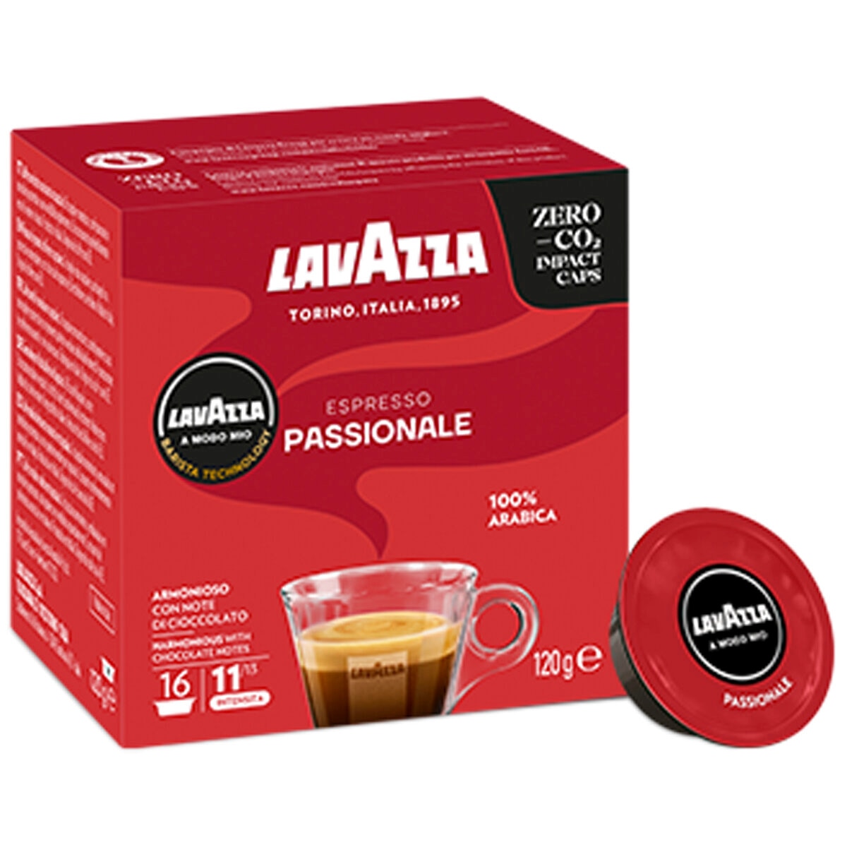 Lavazza A Modo Mio Passionale Coffee Capsules 96 Pack | C