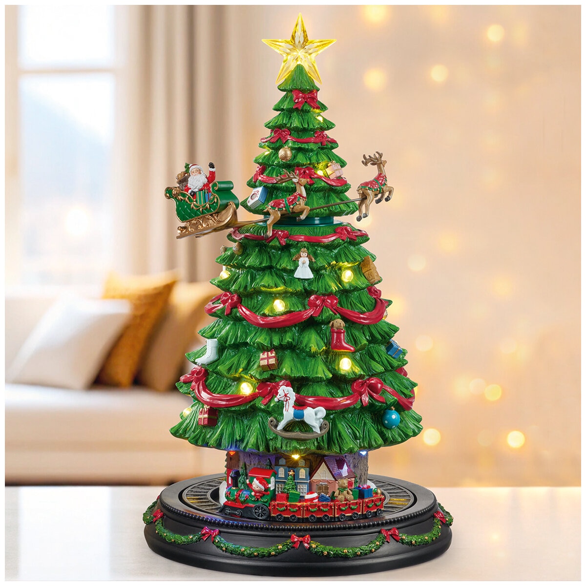 Holiday Tree with Music and LED Lights