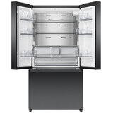 Hisense 634L PureFlat French Door Fridge Dark Steel HRFD634BW