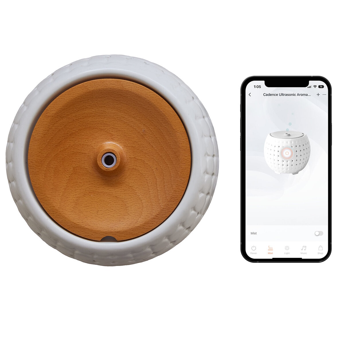 Ellia Ultrasonic Wifi Diffuser White ARM-950WT-AU