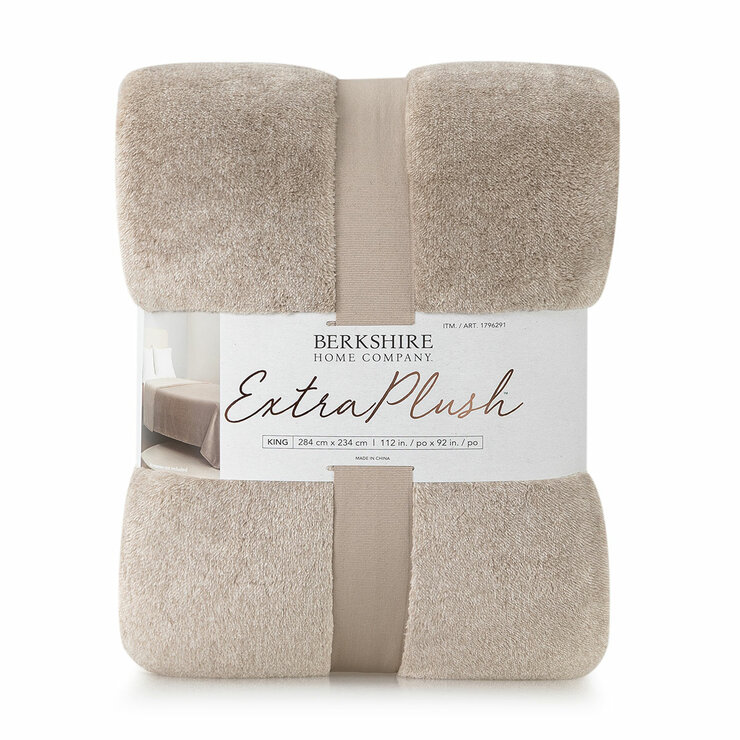 Berkshire Heathered Plush Blanket 284 cm x 234 cm