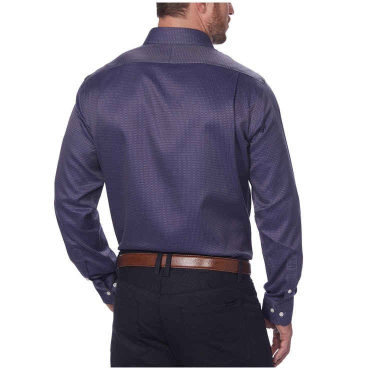 Kirkland Signature Men's Long Sleeve Dress Shirt Blue Costco Australia