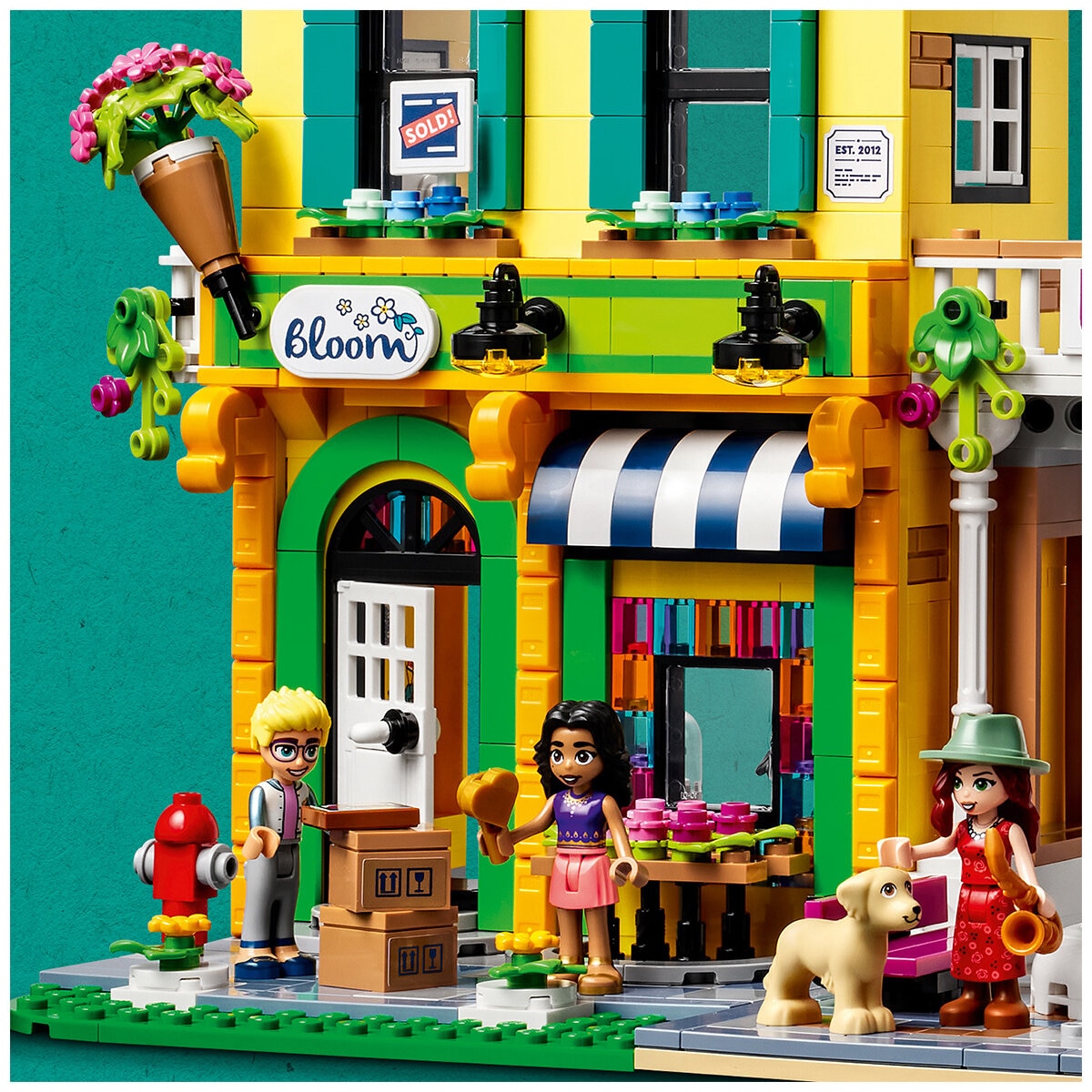 LEGO Friends Downtown Flower and Design Stores 41732