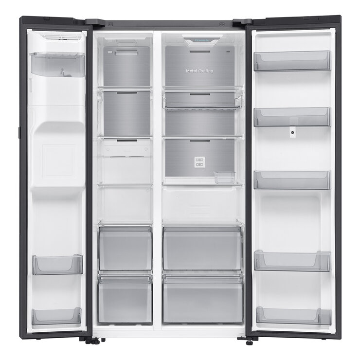 Samsung 615L Family Side-By-Side Refrigerator Black SRS6800BFH