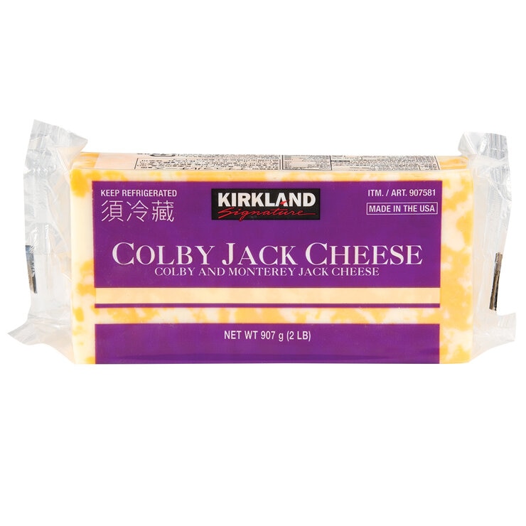 Kirkland Signature Colby Jack Cheese 907g Kirkland Signature Colby Jack Cheese 907g