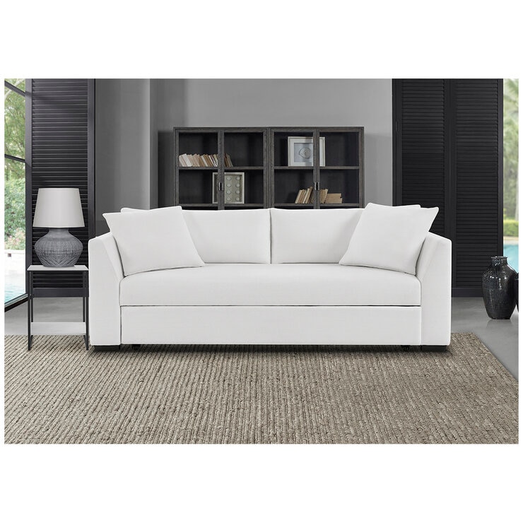 Thomasville Queen Sleeper Sofa White Thomasville Queen Sleeper Sofa White