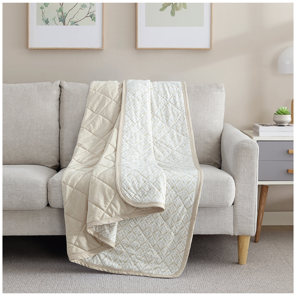 Sutton Place Cooling Throw 152 x 177cm Natural Sutton Place Cooling Throw 152 x 177cm Natural