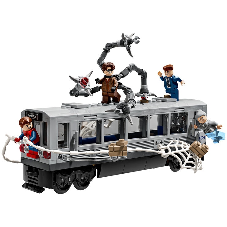 LEGO Marvel Spider-Man vs. Doc Ock Subway Train Scene 76321