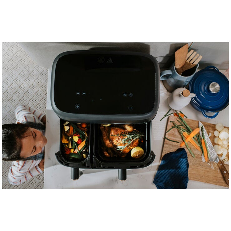 Philips 3000 Series 9L Dual Basket Air Fryer XXL Black NA352/00